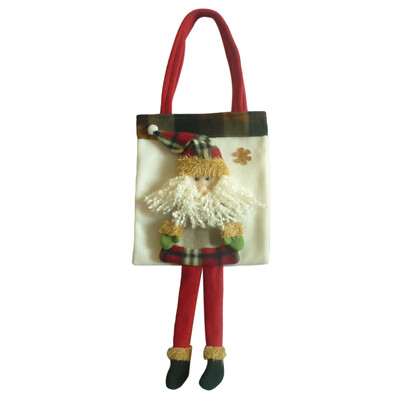 

Toponeto Christmas Printing Drawstring Beam Port Storage Bag Travel Bag Gift Bag Two Feet