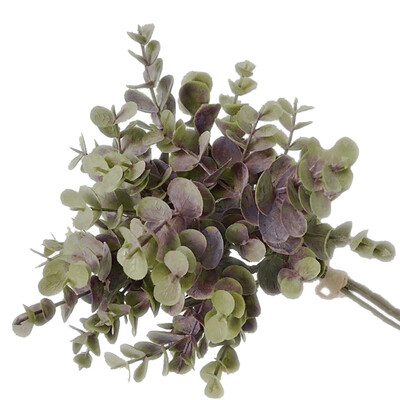 

1Bouquet Artificial Eucalyptus Leaf Fake Plant for DIY Wedding Party Home Decor