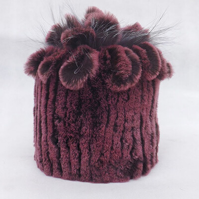 

Tailored Elegant Warmth Colorful Women Hats Handmade Warm Caps Female Headgear