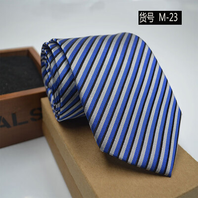 

New spot tie business dress mens tie polyester yarn arrow type 8CM business tie wholesale