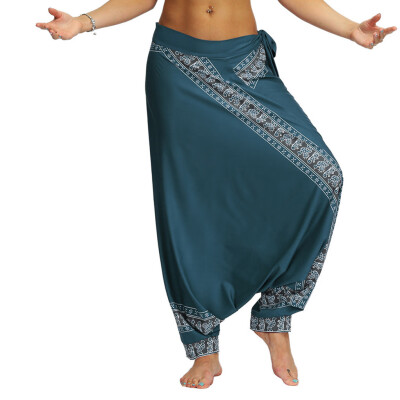 

Starmoon Women Casual Loose Yoga Trousers Baggy Boho Aladdin Jumpsuit Pants