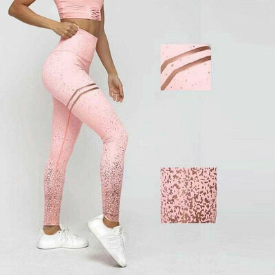 

Womens Yoga Gym Butt Lift Anti-Cellulite Compression Leggings Elastic Pants