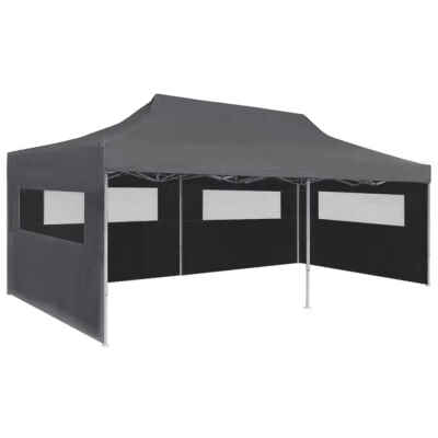 

Folding Pop-up Partytent with Sidewalls 910"x198" Anthracite
