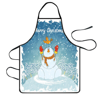 

Siaonvr Christmas Decoration Waterproof Apron Kitchen Aprons Dinner Party Apron