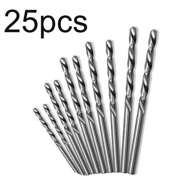 

25PCSSet High Speed Steel Spiral Screw Thread Taps Drill Bits Set For Hole