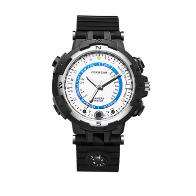 

FOXWEAR 720P 32GB HD Wifi Watch Remote Monitor Video Camera Watch Multifunctional Car Recorder Wrist IR Night Vision with Camera