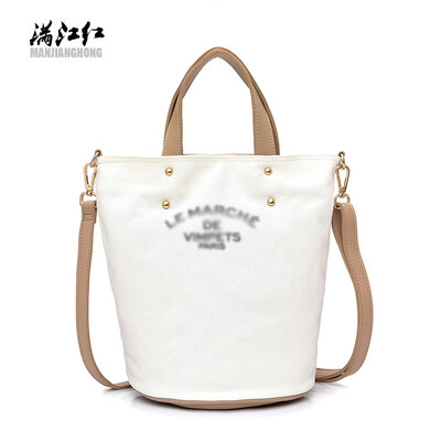 

Casual canvas bag fashion female shoulder bag female bag printing large cloth bag outdoor