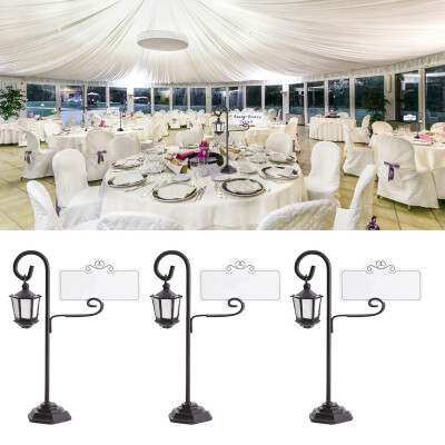 

Gobestart Street Lamp Place Card Name Holders Table Number Decoration Wedding Favors