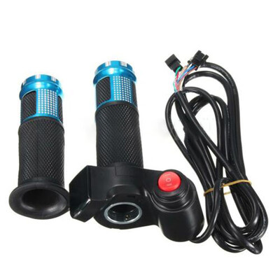 

24V 36V 48V Universal Electric Scooter Bike Throttle Handlebar Digital Meter Pro