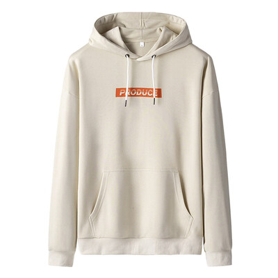 

Toponeto Mens New Fashion Autumn Winter Casual Hooded Long Sleeved Letter Tops