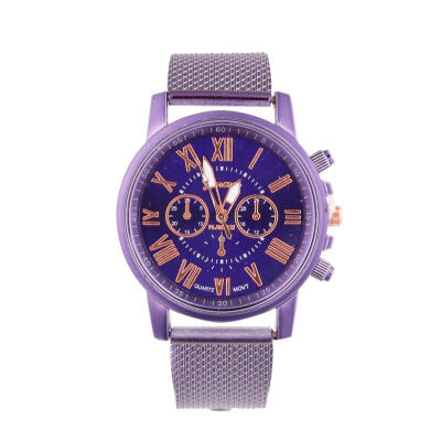 

Geneva Fashion Simple Women Watch Luxury Roman Numerals Quartz Watches Gift