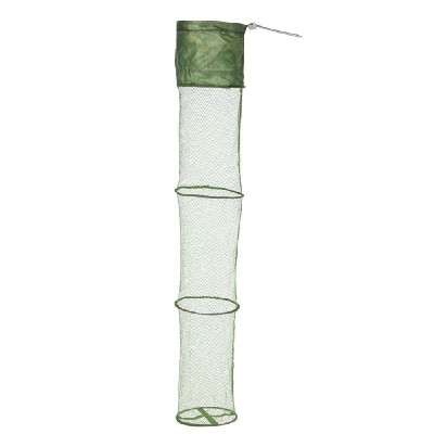 

Portable Collapsible Mesh Fishing Net Cage Fish Trap Fishing Basket for Keeping FishesSmeltMinnowsCrabShrimpsLobsters