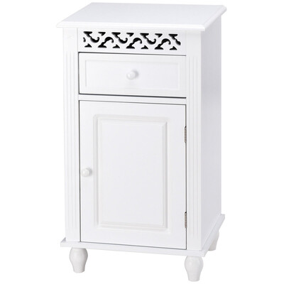 

Bathroom Floor Storage Cabinet Organizer with Drawer