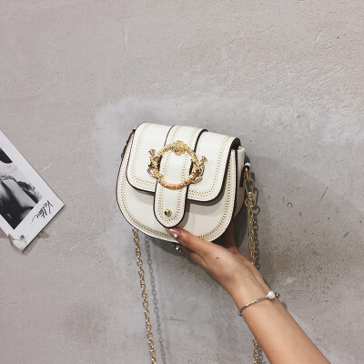 

Summer new high-end sense of the ocean bag female bag 2019 new Korean fashion single shoulder slung chain saddle bag