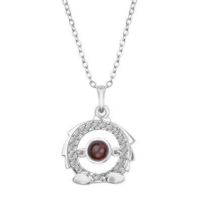 

925 Sterling Silver 12 Constellations Projection Necklaces Charm Chain Collar Birthdays Christmas Jewelry