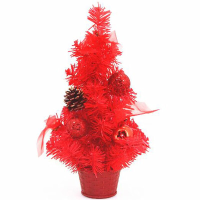 

1Pcs 30cm Mini Christmas Tree Festival Home Party Ornaments Xmas Decoration Gift