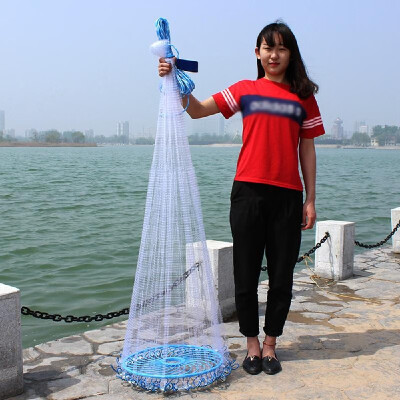 

Frisbee throwing net hand throwing net fourth generation hand throw net catch fish net fishing net factory direct fishing net Mono