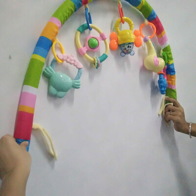 

YIWULACartoon Baby Crib Music Bed Bell Projection Toy Hanging Rotating Animal Rattles