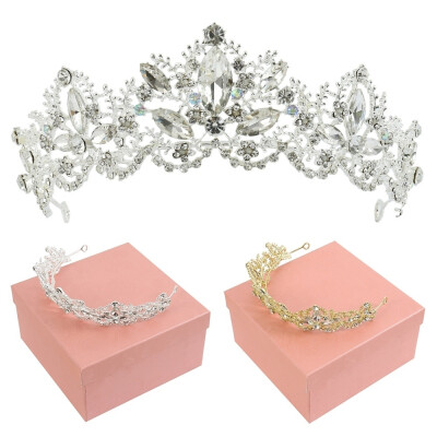 

New Fashion Wedding Crystal Crown Hair Jewelry FORSEVEN Bridal Tiaras Crown Accessories