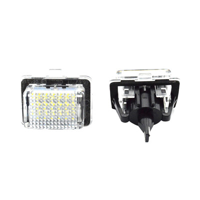 

1 Pair 12V LED License Plate Light Automobile Accessory Replacement for Benz W204W212W216W221W207