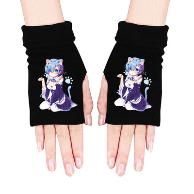 

Japanese Anime Cute Cartoon Knitted Gloves Attack On TitanNarutoMy Hero Academia Soft Warm Cosplay Gloves