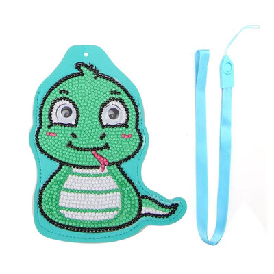 

DIY Diamond Painting Bus Card Hanging Bag ID Card Holder Set