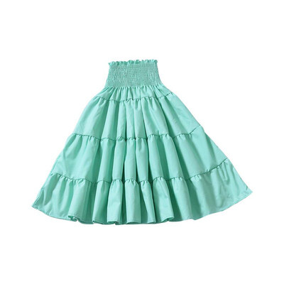 

Top Sale Baby Toddler Girls Kids Solid Color Long Skirt Princess Party Casual Pleated Tutu Skirts 0-4 Years