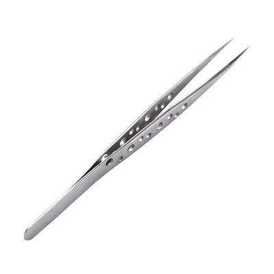 

Nail Art Steel Picking Tool Anti-Static Tweezers Eyelash Precision Clip