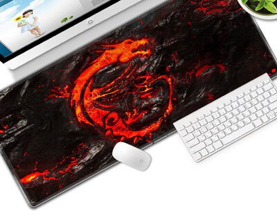

Professional Gaming Mouse Pad BlueRed Dragon 300x700mm PC Laptop Desktop Computer Mousepad Mat for Dot 2 Lol CSGO Gamer