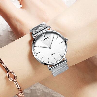 

Caseton authentic new ultra-thin watches fashion womens watches minimalist ladies steel waterproof student quartz watches