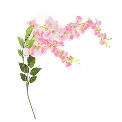 

Greensen 60cm Artificial Pink Flower Wisteria Wall Hanging Wedding Home Decoration