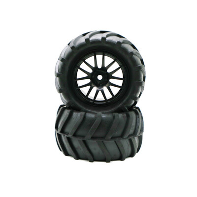 

Tailored 2PCS Car Tires Rubber Wheel Tyre 82mm For 116 RC On Road Rock Crawler Car Truck