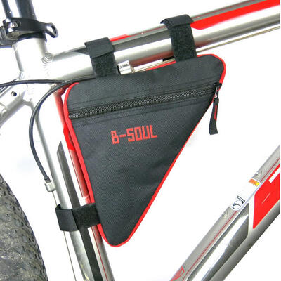 

Triangle Cycling Bike Bicycle Front Tube Frame Pouch Bag Holder Saddle C