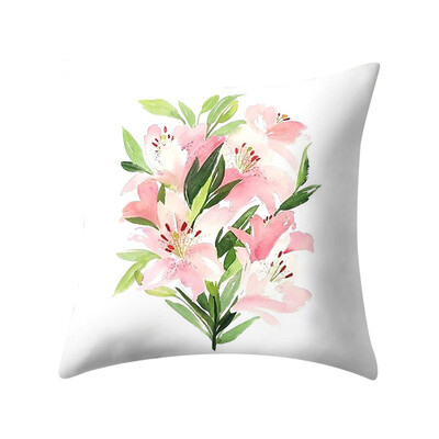 

〖Follure〗Plant Printed Polyester Pillow Case Cover Sofa Cushion Cover Home Decor