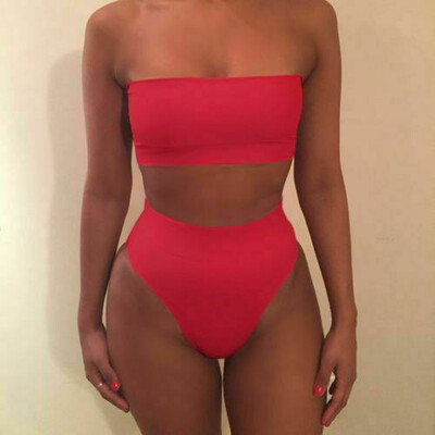 

Women Bikini Set Push-up Bra High Waist Swimsuit Swimwear Beachwear Bathing Suit