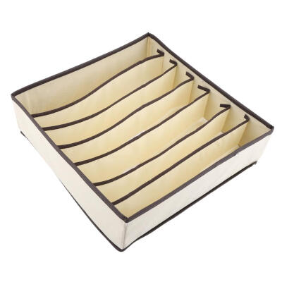 

Portable Foldable Durable Divider Storage Box Case Container for Bra Underwear Sock Underwear Divider Portable Storage Box