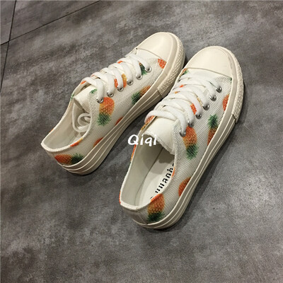 

Canvas shoes women 2019 girls popular shoes low help Korea ulzzang Korea street shooting Hong Kong style