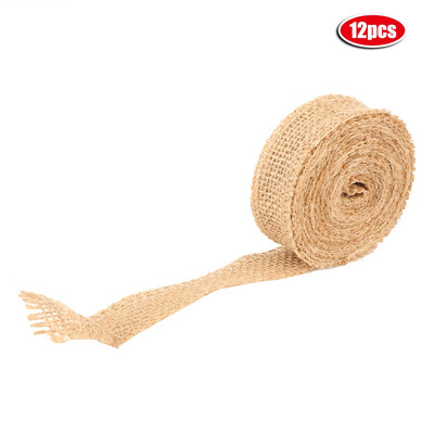 

Greensen 12 PCS DIY Vintage Hemp Rope Christmas Halloween Party Decoration Wedding Centerpieces