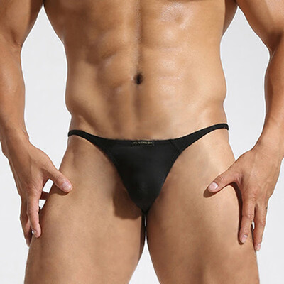 

Men Underwear Low Rise Sexy Thong G-string T-back Bulge Pouch Underpants Panties
