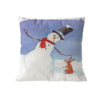 

Tailored Christmas Cotton Soft Pillow Case Sofa Waist Throw Cushion Cover Home Decor