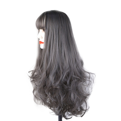 

Gobestart Fashion DIY Natural Wave Wigs for Women Middle Part Heat Resistant Cosplay Wig