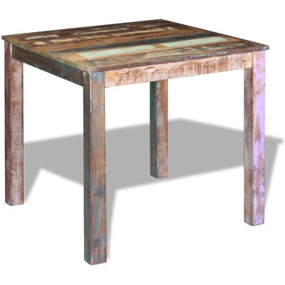 

Dining Table Solid Reclaimed Wood 315"x323"x30