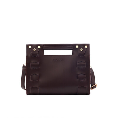 

Sen womens bag 2019 new fashion saddle bag solid color simple casual wild tide Korean version of the shoulder slung packet