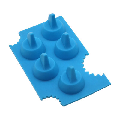 

Ice Cube Mold Fish Shaped Cake Pudding Candy Maker Pastry Making Tool Silicone Mould 5 Grids