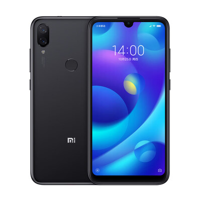 

Millet Play streamer gradient AI double camera 4GB64GB black full Netcom 4G dual card dual standby water droplets full screen photo game smartphone