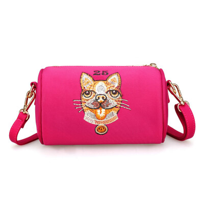 

Personality fashion small cloth bag single shoulder bag cartoon mobile phone bag leisure simple Bucket Bag