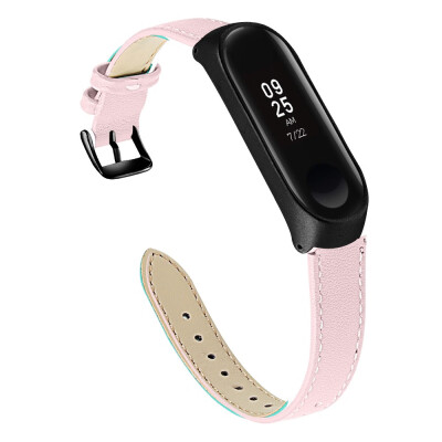 

ECSEM Leather Band for Xiaomi Mi Band 3 Mi 4 Bracelet Slim Sport Bands Strap for Xiaomi Mi Band 3 Accessories