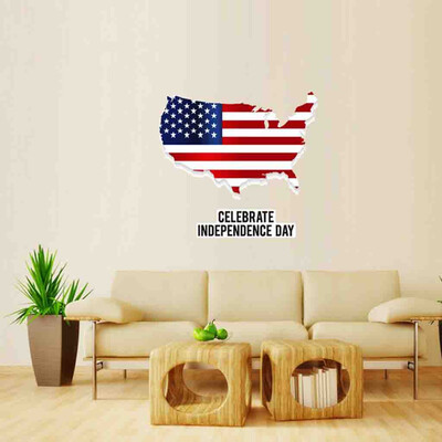

〖Follure〗Independence Day July 4 Vinyl DIY Wall Sticker Decals Home Decor Bedroom