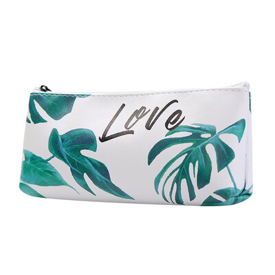 

Siaonvr HelloCreative Turtle Leaf Pencil Bag Large Capacity Simple fresh&waterproof
