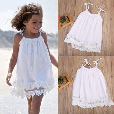 

Flower Girls Princess Dress Kids Baby Party Wedding Pageant Lace Dresses Clothes